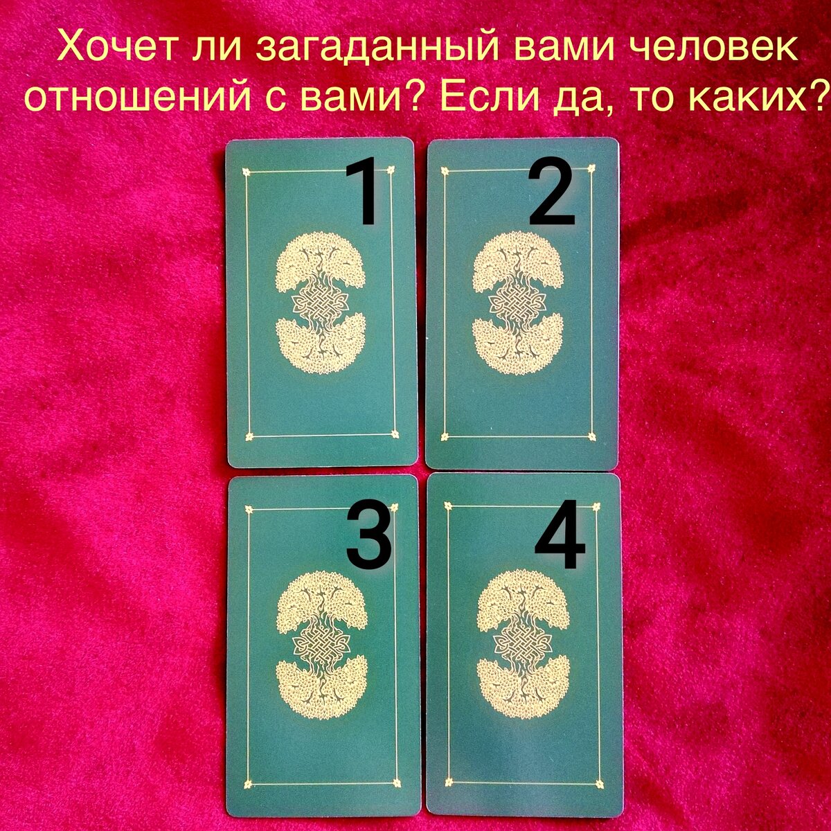 Выберите одну карту 