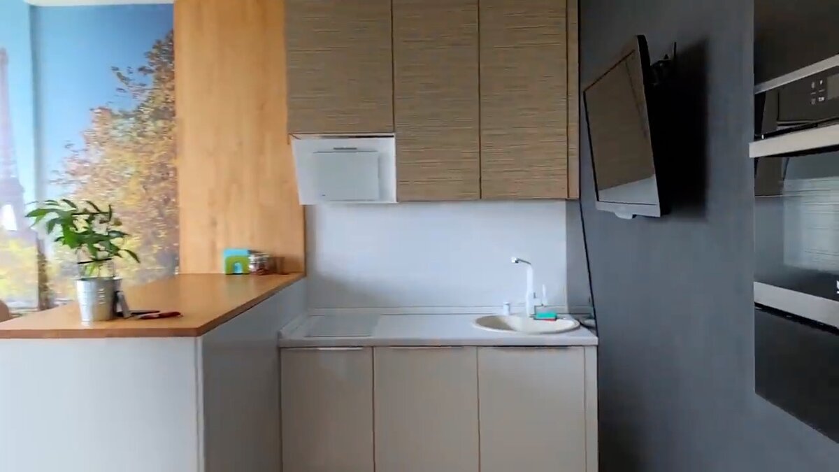 Основная рабочая часть кухни