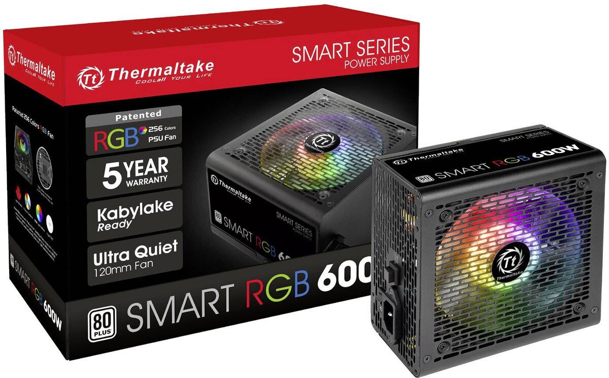  Блок питания Thermaltake Smart RGB 600W