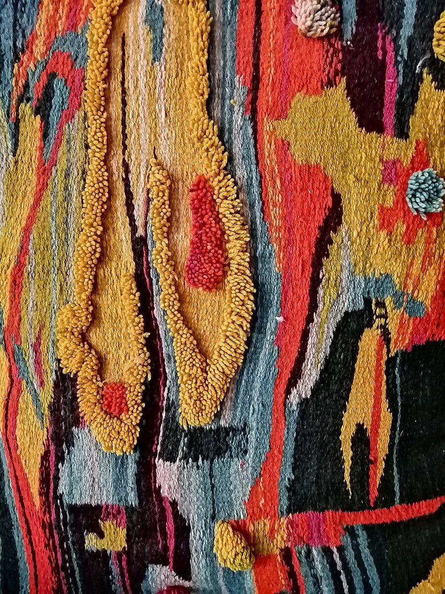 Фото автора. Мой первый гобелен " Осень".