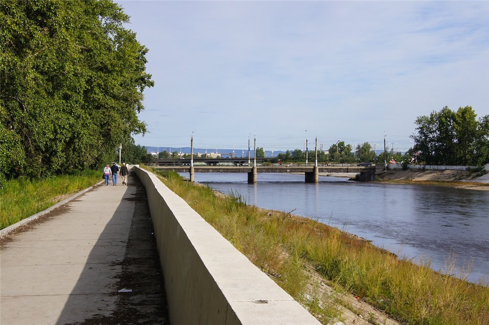 Набережная г. Чита, р. Читинка источник Яндекс.Картинки