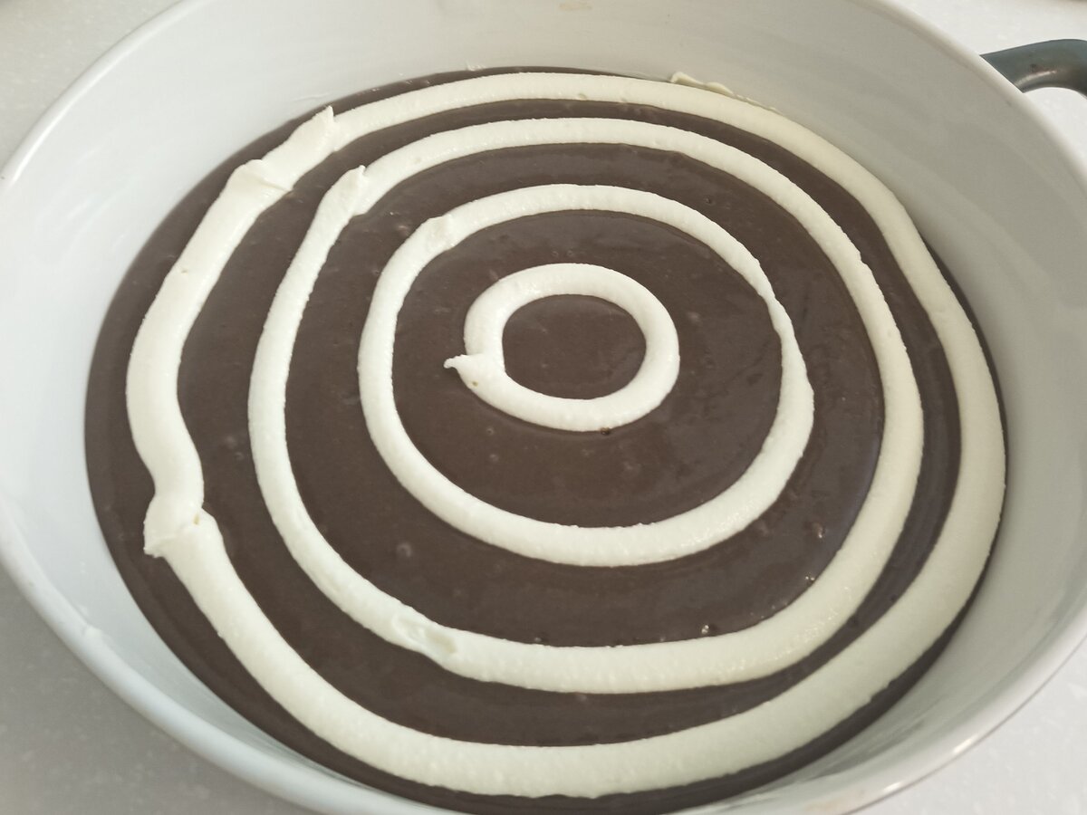 Творожный пирог Зебра пошаговый рецепт с фото