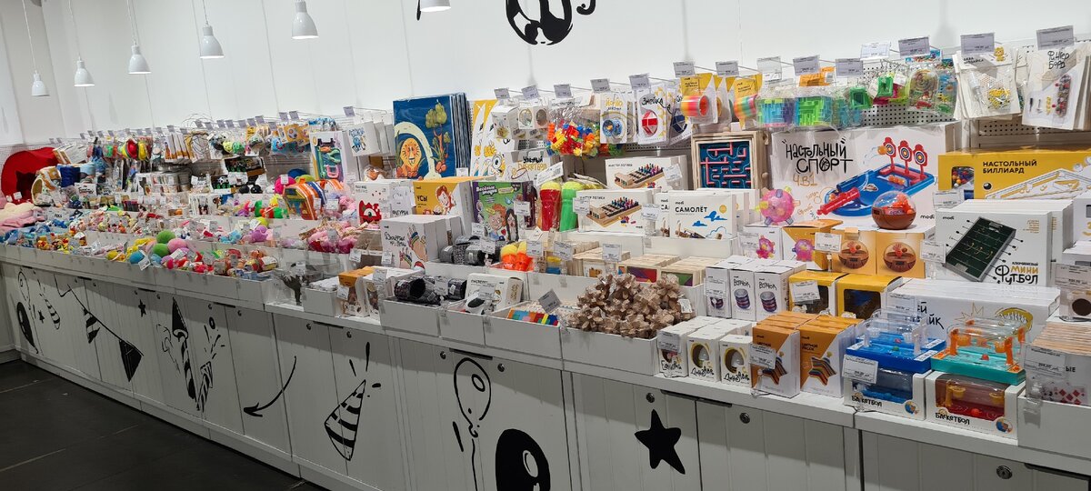 общий вид витрин