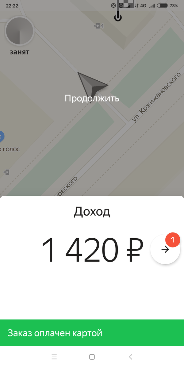 Картинка показывает глюк Яндекса, на самом деле за этот заказа дали 289 р