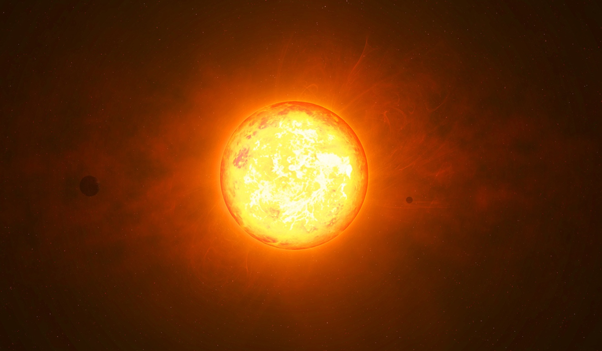 Примерно так выглядит наше Солнце сейчас