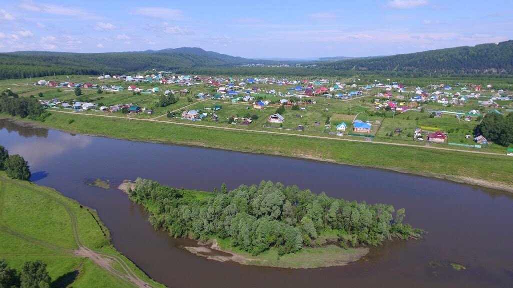 Вид с птичьего полёта на мою деревню. Фото из архива автора.