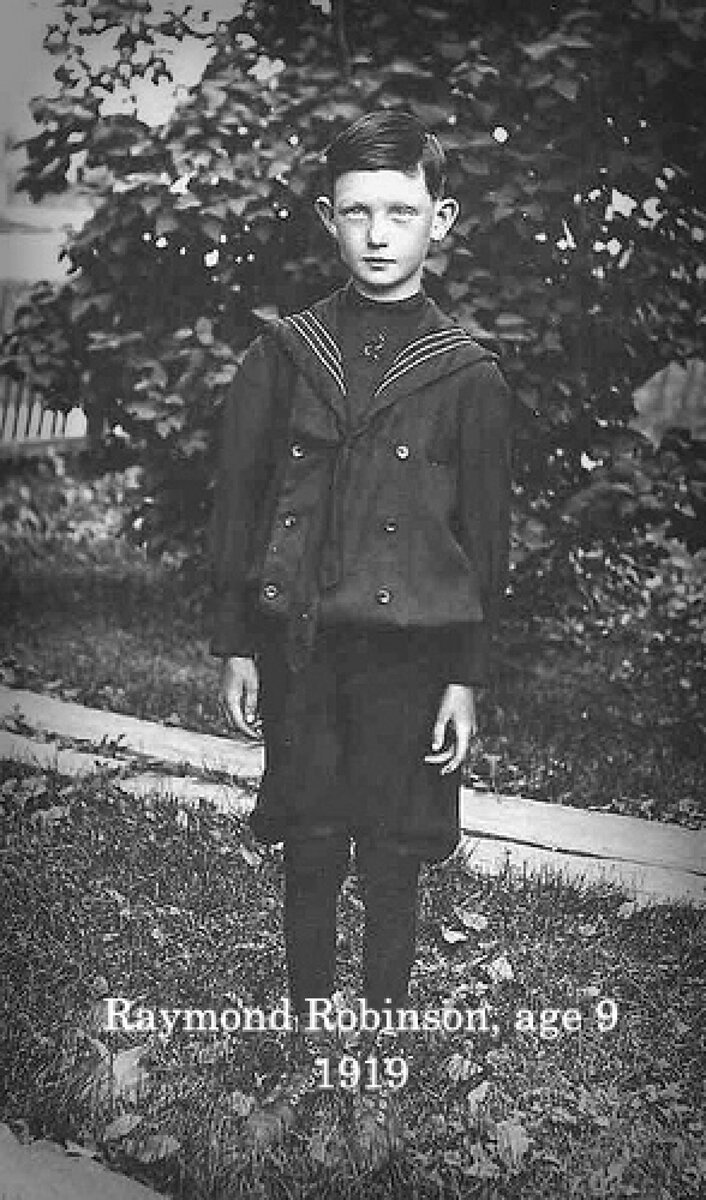 Раймонд Робинсон, 9 лет. 1919 г. 
