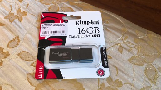 USB Flash Kingston DataTraveler DT100G3 USB3.0 16GB