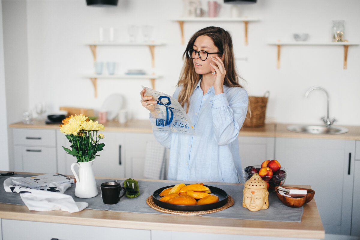 Пакеты, в которых мы доставляем манго, – просто моются и без проблем принимаются на переработку. Листайте карусель 