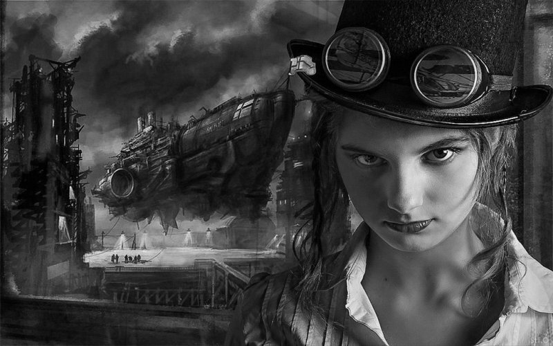 Steampunk Girl .( steampunk стимпанк девушки)