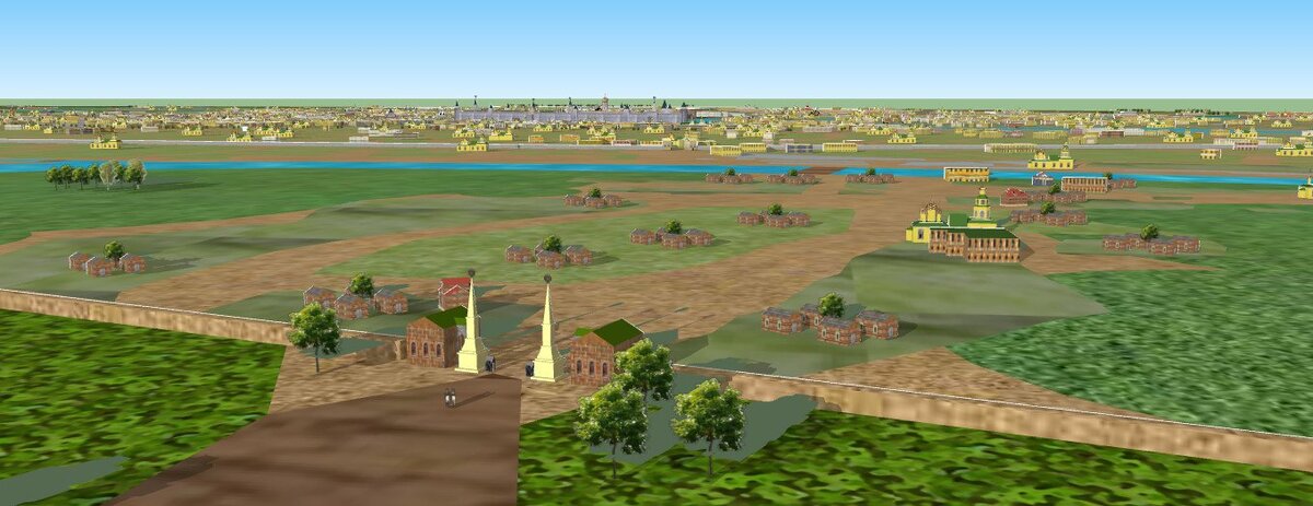 Вид со стороны Дорогомиловской заставы