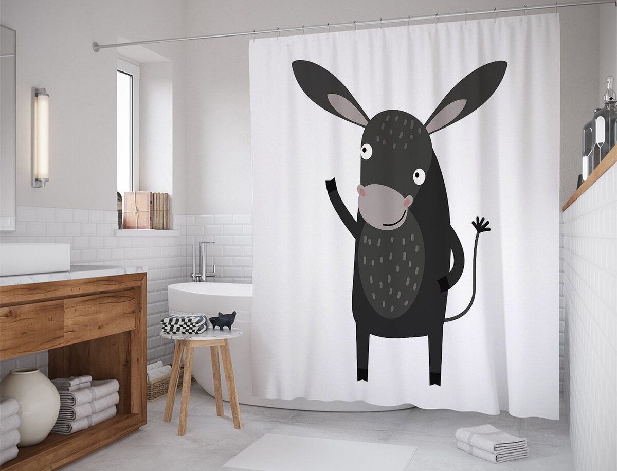 Шторка для ванной с сайта detmir.ru