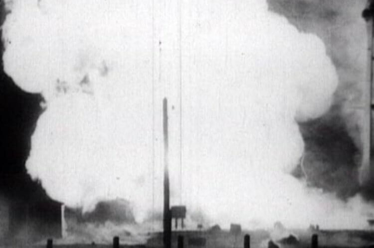 Взрыв ракеты Р-16