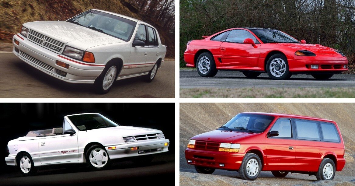 Spirit R/T (1991-92), Stealth R/T (1991-95), Shadow SE Convertible (1991-93), Caravan SE(1991)