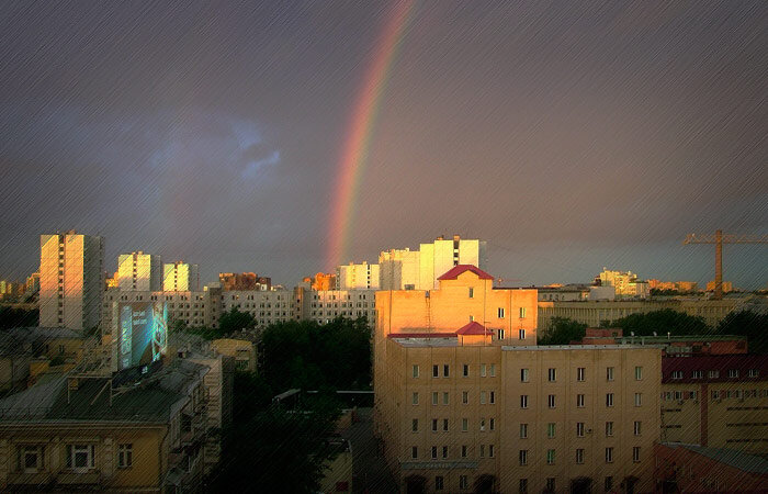 Если найти конец радуги