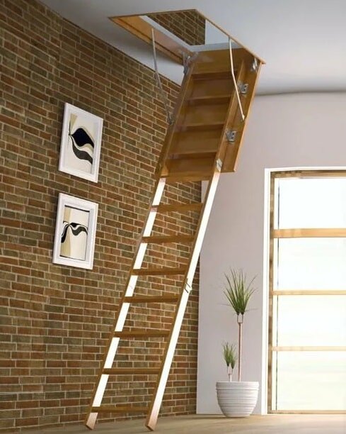 Чердачные лестницы — купить складные лестницы с люком в Москве недорого от производителя «Дёке»