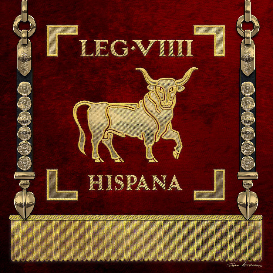 Штандарт Девятого Испанского легиона. Реконструкция.