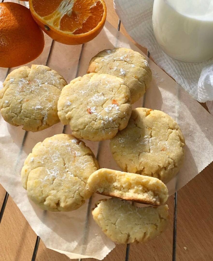 Апельсиновое печенье 🍪 🍊 | Овкусе.ру - Ежедневная готовка в радость!  Пошаговые рецепты с фото | Дзен