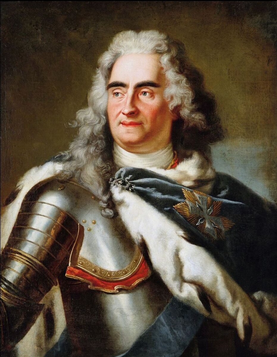 Август II Сильный, худ. Луи де Сильвестр