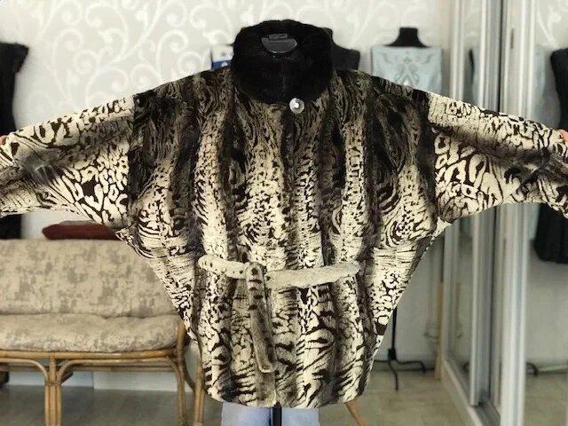 Полная переделка полупальто из меха норки. Ателье Ирины Берзиной.