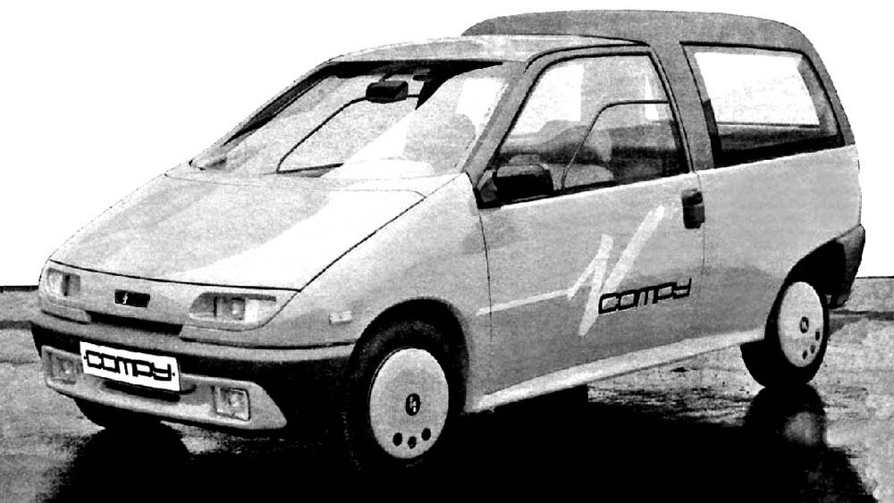 Концептуальный автомобиль времен перестройки: НАМИ-0288. Фото из открытых источников.