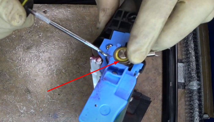 Фото 40. Продуваем сжатым воздухом