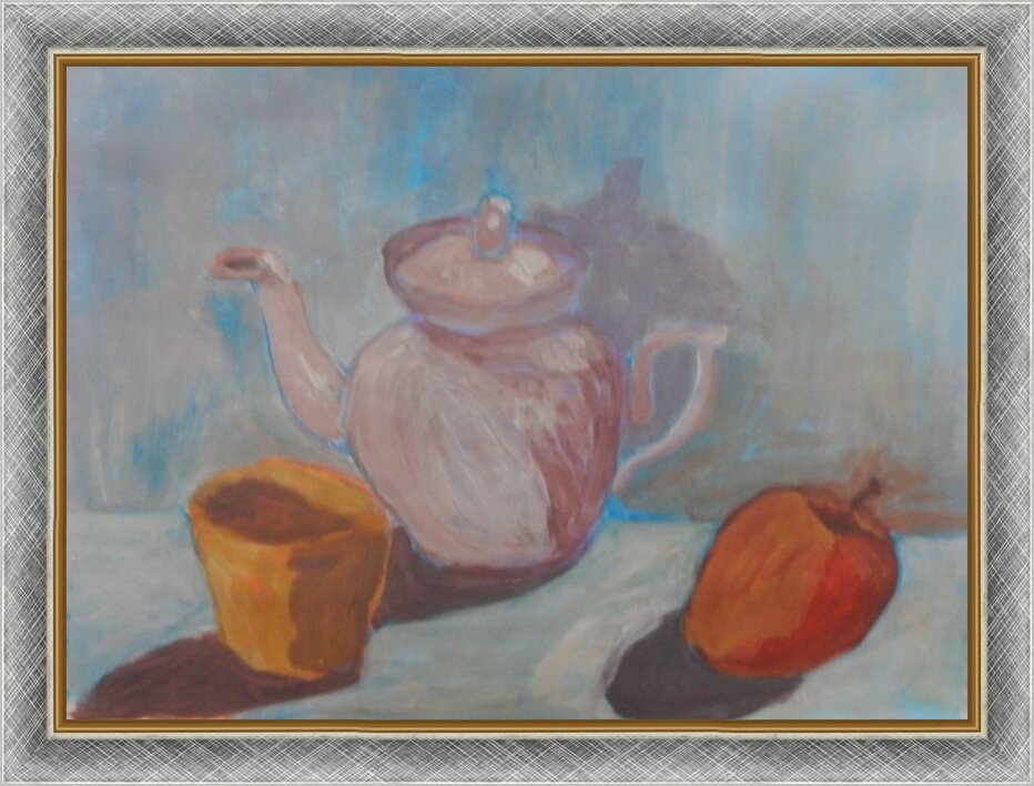 акрил на бумаге.