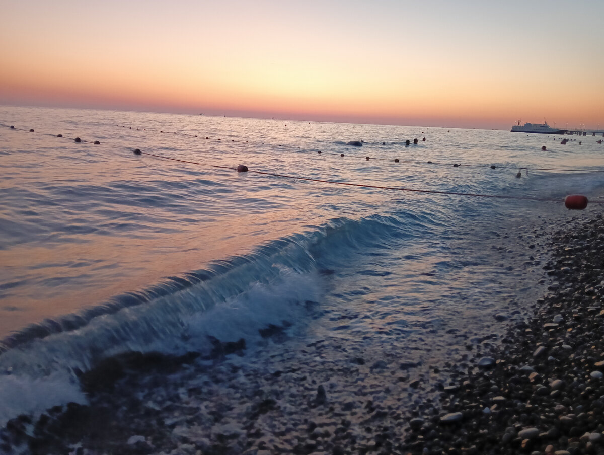 Море-море, вечер