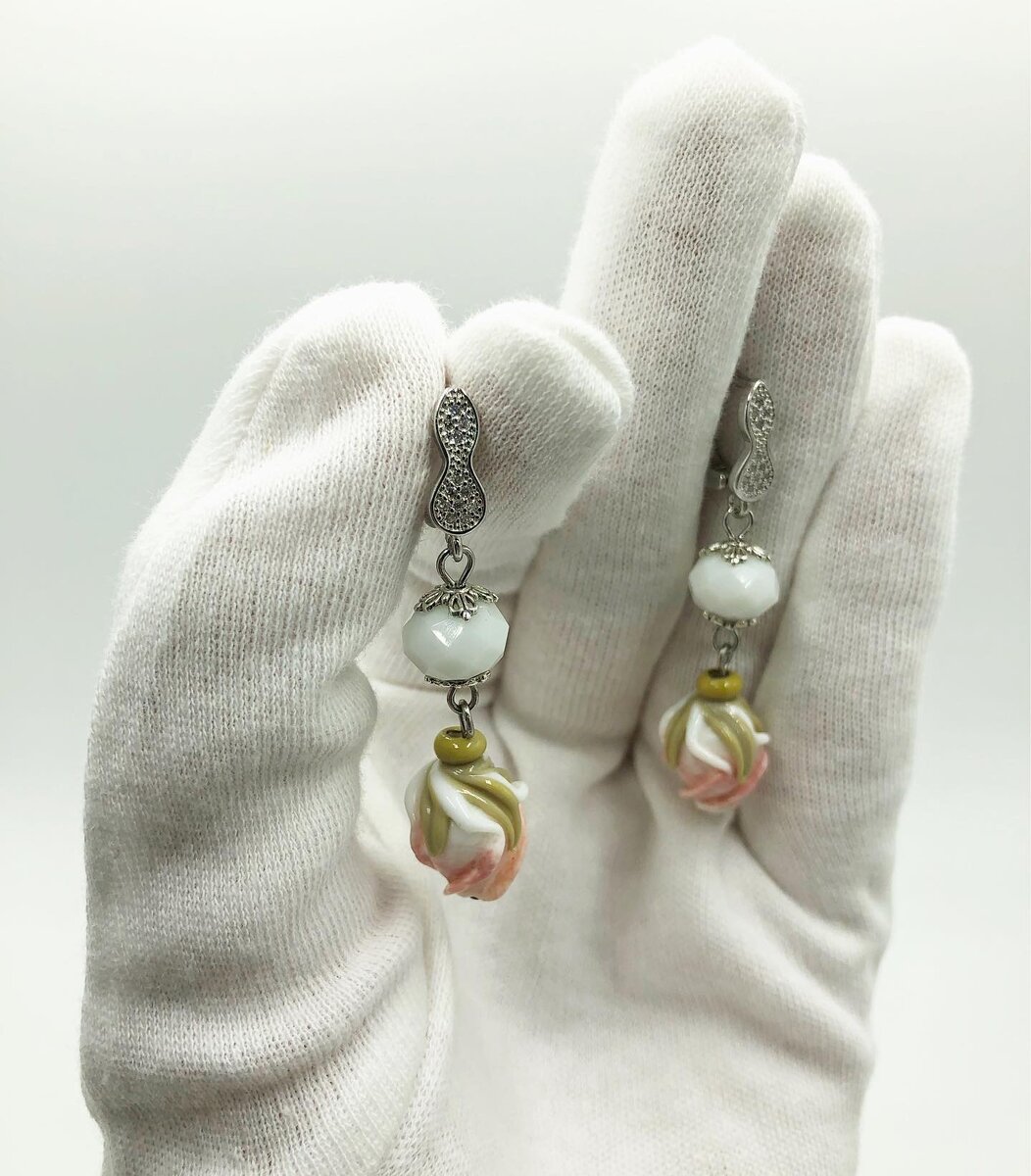 Серьги ручной работы