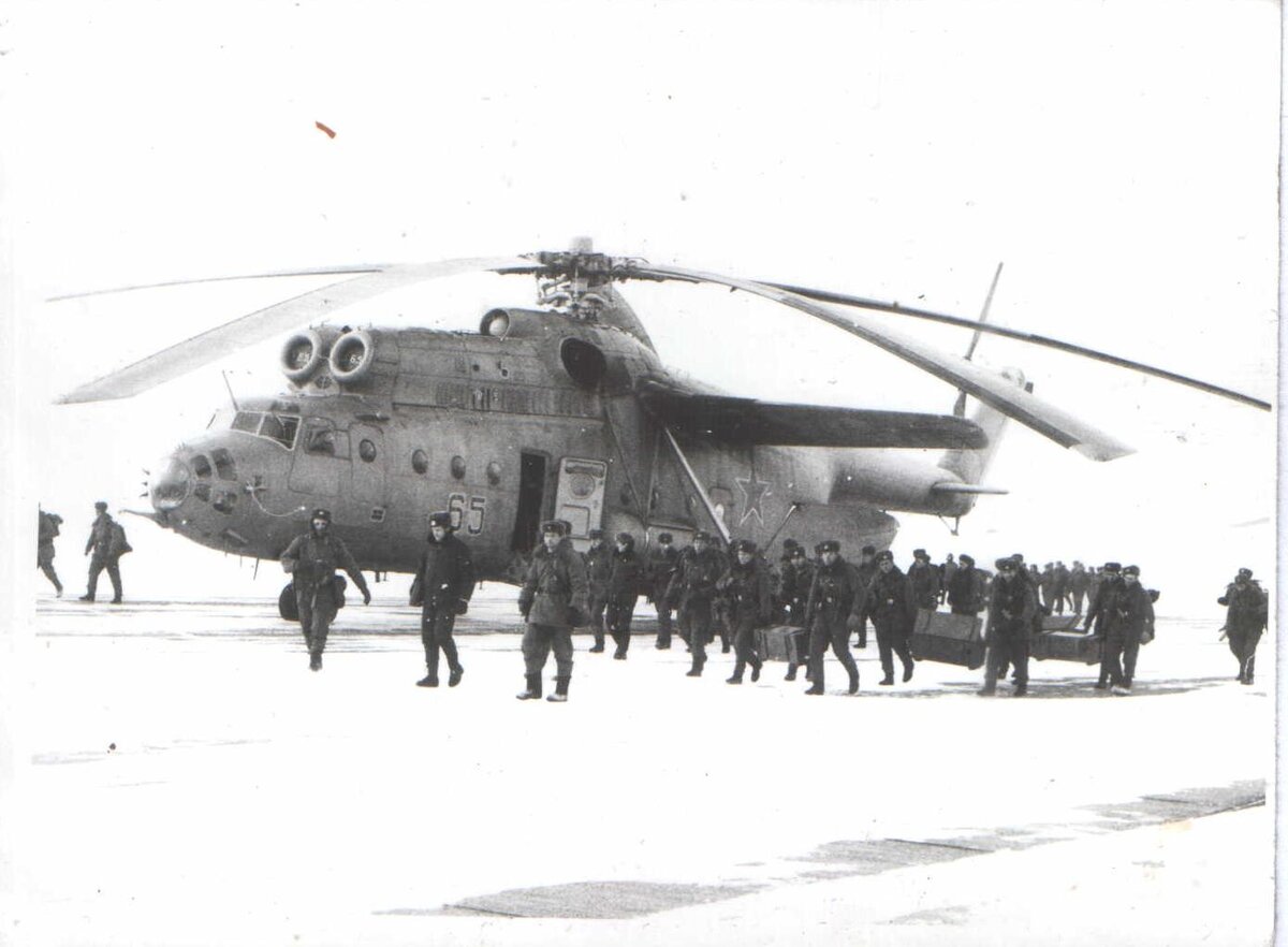 900-й дшб на выоде. 23-е января 1981-го  года