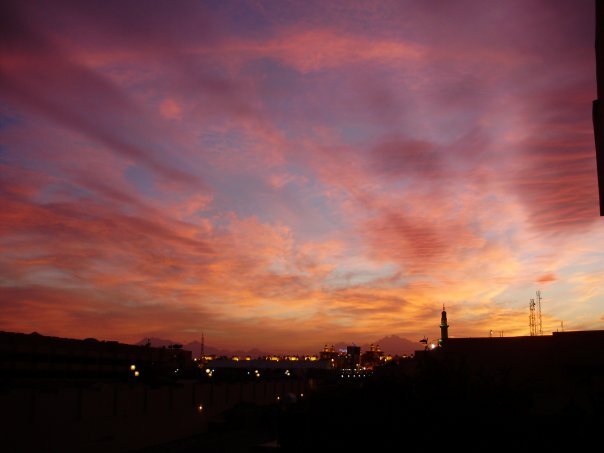 Волшебный египетский закат