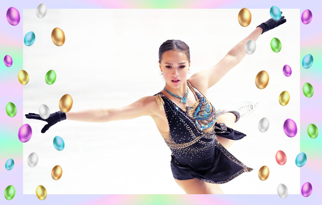 Алина Загитова в образе Клеопатры (коллаж автора, источник - https://www.instagram.com/p/B_J_1H8I_mA/)