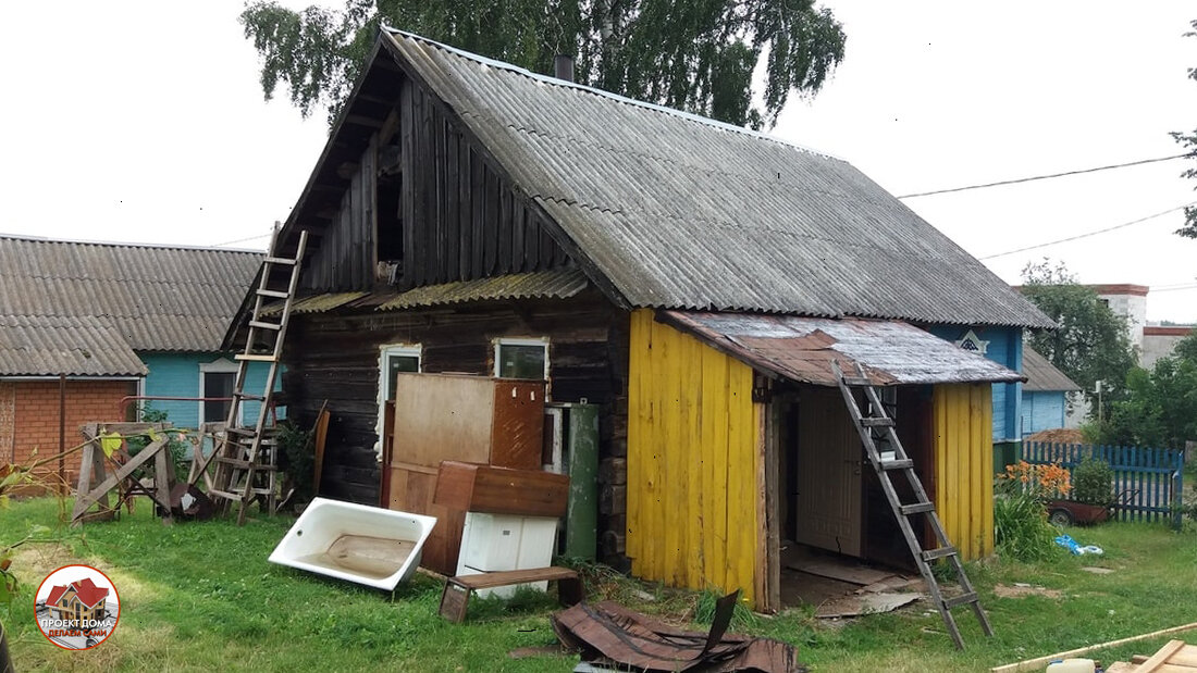 Купили старый ветхий дом с участком за 400 тыс. и превратили в уютный и комфортный дом за 3 месяца ??