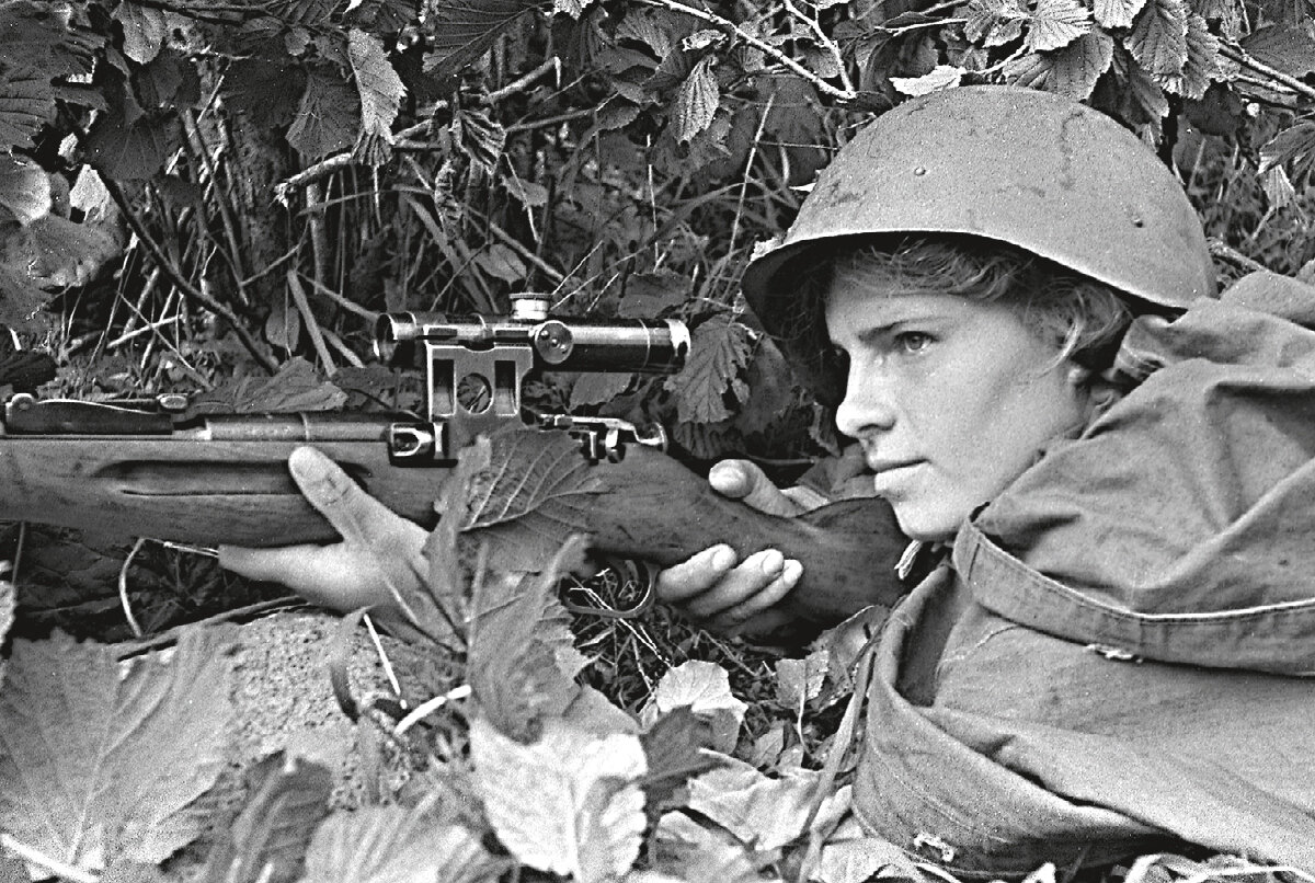 Девушка снайпер великой отечественной войны