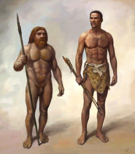 Неандерталец и Хомо сапиенс