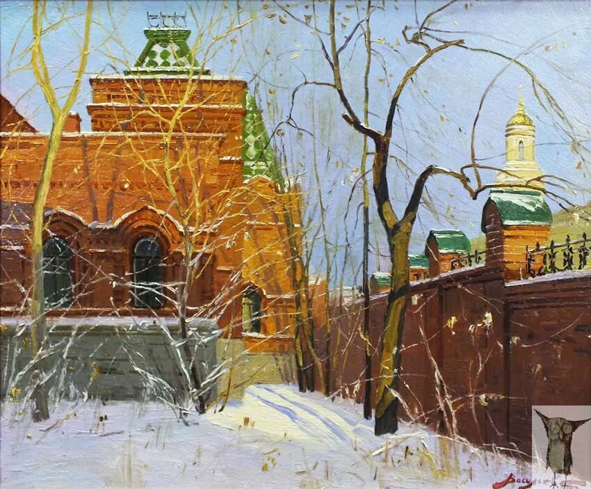 Дмитрий Васильев Зимняя рапсодия 50×60 хм 2013 г — 70 000