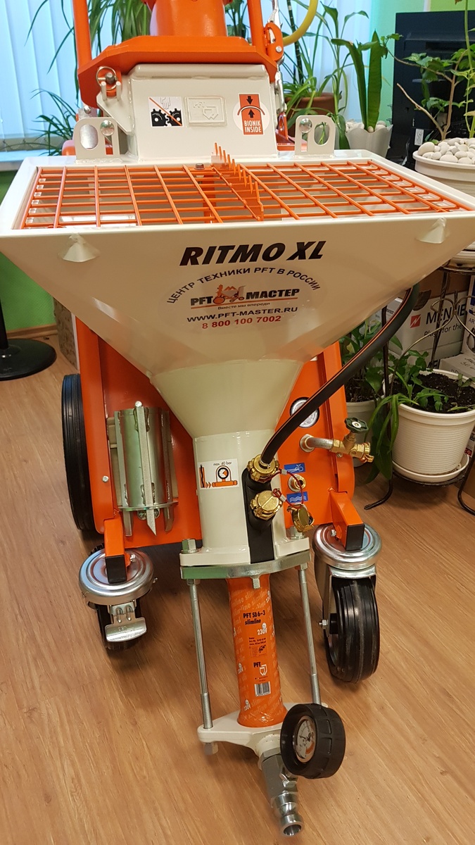 Штукатурная станция PFT Ritmo XL