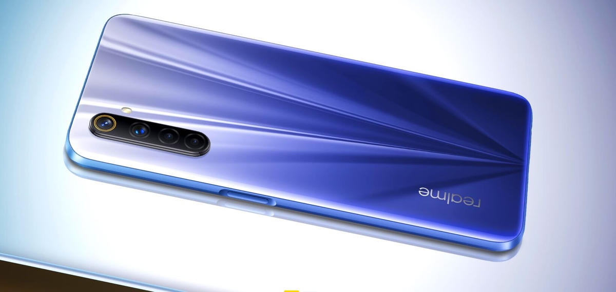 Realme 6 backside desing image 