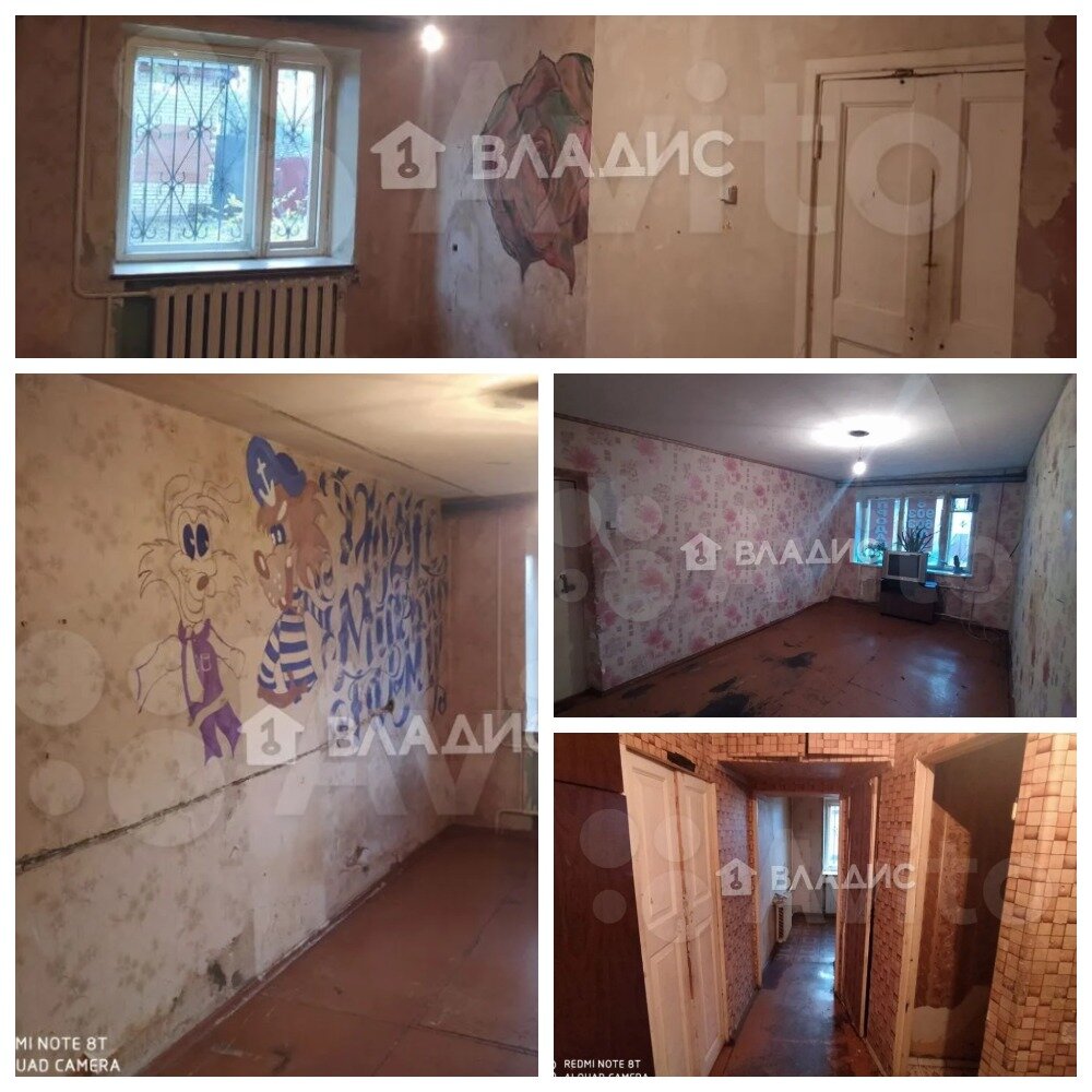 В квартире на стенах граффити. Такое вижу впервые...
