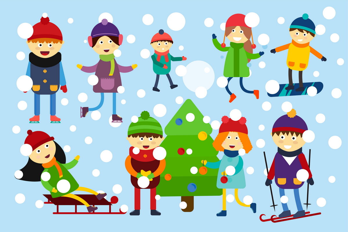 Источник фото: adekvat, https://ru.depositphotos.com/95552918/stock-photo-christmas-kids-playing-winter-games.html