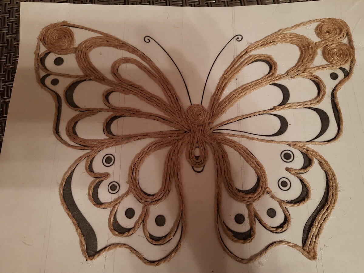 Джутовая бабочка