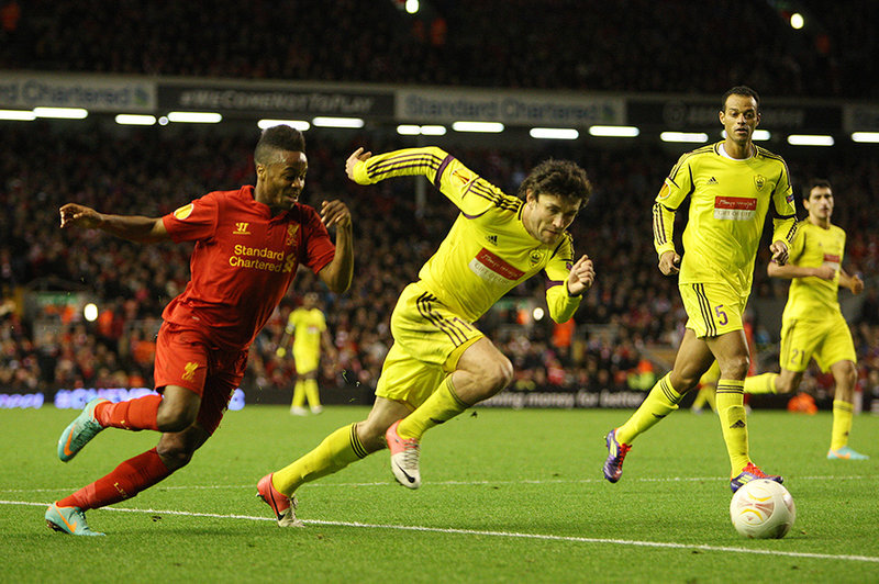 Матч группового этапа ЛЕ. Ливерпуль - Анжи