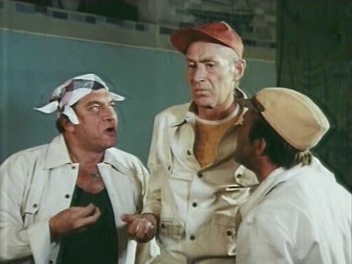 Зиновий Высоковский, Николай Гринько и Валерий Носик в т/ф "Тайна, известная всем"