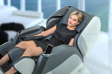 Дорогое кресло с воздушно-компрессионным массажем.  Из открытых источников.