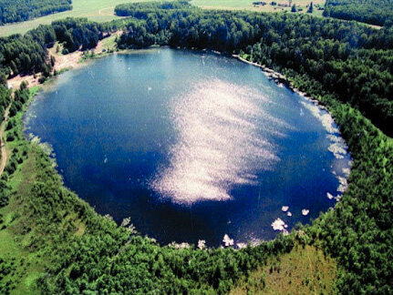 Фото озера с высоты из открытых источников 