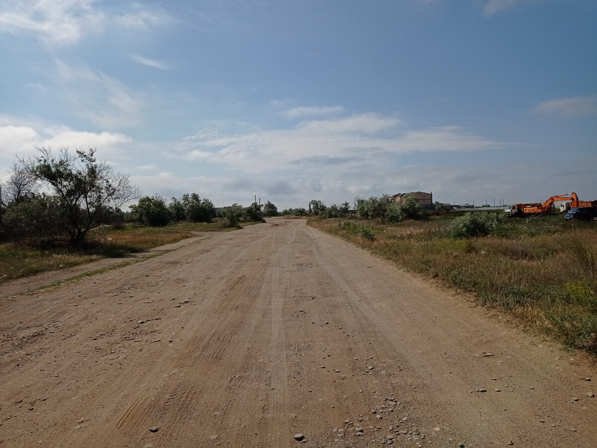 Дорога в Новофедорвке.