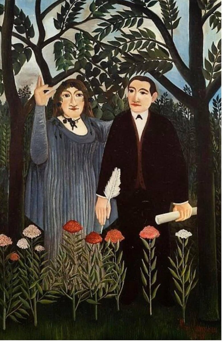 Двойной портрет кисти Руссо, 1909. 