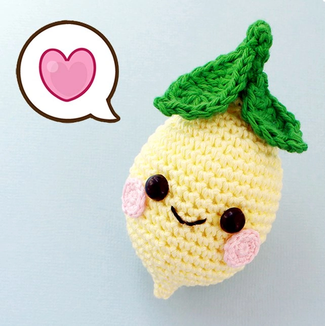 Амигуруми лимон описание