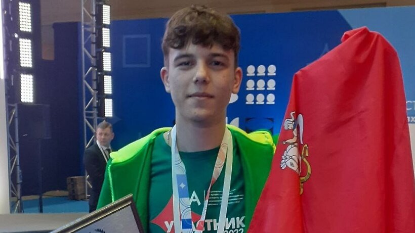    Школьник Наро‑Фоминского округа, вошедший в число призеров чемпионата «Абилимпикс — 2022» © Пресс-служба администрации Наро-Фоминского городского округа