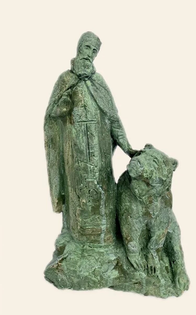 Модель памятника прп. Сергию